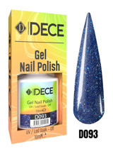 Dece D093 Lacivert Işıltılı Kalıcı Simli Oje