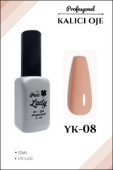 Freelady YK-08 Nude Parlak Kalıcı Oje