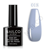 NailCo NC018 Gri Parlak Kalıcı Oje