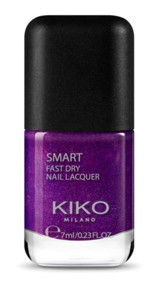 Kiko Milano Smart Fast Dry Imperial Violet 24 Mor Parlak Oje