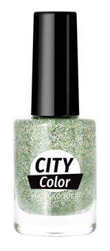 Golden Rose City Color Nail Lacquer 104 Yeşil Işıltılı Simli Oje