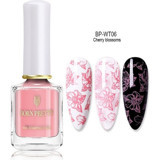 Born Pretty Nail Stamping BP-WT06 Pembe Parlak Kalıcı Oje