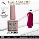 Gala Smart Klasik Seri 243 Mor Parlak Kalıcı Oje