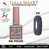 Gala Smart Klasik Seri 221 Gri Parlak Kalıcı Oje