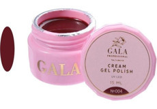 Gala Smart Professional Cream 4 Bordo Parlak Kalıcı Jel Oje