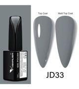Venalisa Uv Led Gel Polish JD33 Gri Parlak Kalıcı Oje