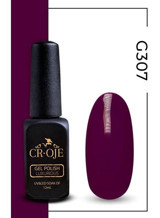Cr-Oje G307 Mor Parlak Kalıcı Oje