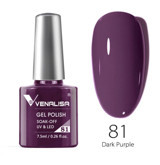 Venalisa Uv Led Dark Purple 81 Mor Parlak Kalıcı Oje