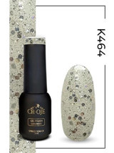 Cr-Oje K464 Gri Işıltılı Kalıcı Simli Oje