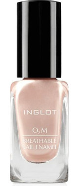 Inglot O2M Breathable Nail Enamel 433 Krem Sedefli Simli Oje