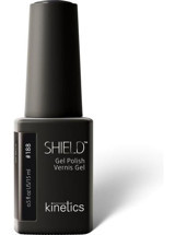 Kinetics Shield Jet Black 188 Siyah Parlak Kalıcı Jel Oje