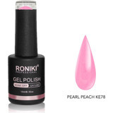 Roniki Pearl Peach KE78 Pembe Sedefli Kalıcı Simli Oje