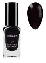 Inglot O2M Breathable Nail Enamel 647 Siyah Parlak Oje