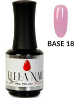 Ellea Nail Base 18 Pembe Parlak Kalıcı Jel Oje