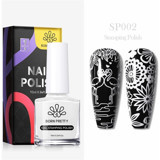 Born Pretty Nail Stamping SP002 Beyaz Parlak Kalıcı Oje