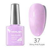 Venalisa Uv Led Shiny Pink Purple 37 Lila Işıltılı Kalıcı Simli Oje