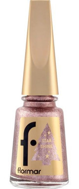 Flormar Star Shine Nail Enamel Pembe Metalik Oje