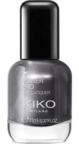 Kiko Milano Power Pro Smokey Nails 244 Gri Parlak Simli Oje