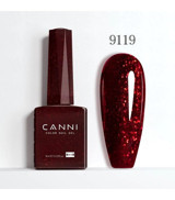 Canni Hema Free 9119 Bordo Işıltılı Kalıcı Simli Oje
