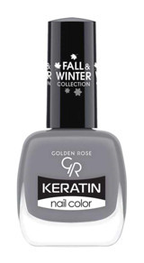 Golden Rose Keratin Nail Color 204 Gri Parlak Oje
