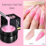 Born Pretty Extension Nail EG12 Pembe Parlak Kalıcı Jel Oje