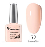 Venalisa Uv Led Princess Pink 52 Pembe Parlak Kalıcı Oje