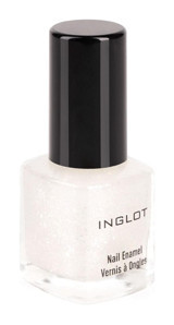 Inglot Nail Enamel 245 Beyaz Parlak Simli Oje