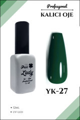 Freelady YK-27 Yeşil Parlak Kalıcı Oje