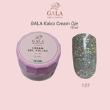 Gala Smart Professional Cream 127 Gümüş Işıltılı Kalıcı Simli Jel Oje