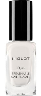Inglot O2M Breathable Nail Enamel 601 Beyaz Parlak Oje