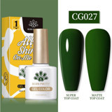 Born Pretty Silky White Serisi CG027 Yeşil Mat Kalıcı Oje