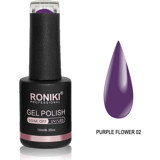 Roniki Pumpkin Color 02 Mor Parlak Kalıcı Oje