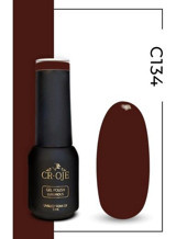 Cr-Oje Glory Serisi C134 Kahverengi Parlak Kalıcı Oje