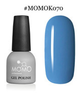Momo K070 Mavi Parlak Kalıcı Oje