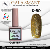 Gala Smart Glitter K50 Altın Sarısı Işıltılı Kalıcı Simli Oje