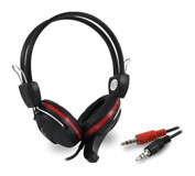Hadron HD1105-40 Silikonlu Mikrofonlu 3.5 mm Jak Kablolu Kulaklık Siyah