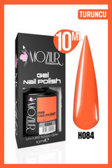 Moziur H084 Turuncu Parlak Kalıcı Oje