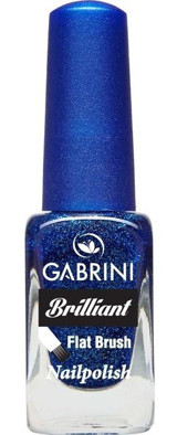 Gabrini Flat Brush B13 Lacivert Işıltılı Simli Oje