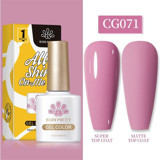 Born Pretty Silky White Serisi CG071 Mor Mat Kalıcı Oje