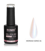 Roniki Mermaid Series 06 Beyaz Sedefli Kalıcı Oje