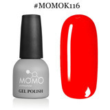 Momo K116 Kırmızı Parlak Kalıcı Oje