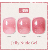 Born Pretty JN59 Nude Parlak Kalıcı Simli Oje