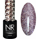 Nail Republic Mor Işıltılı Kalıcı Simli Oje