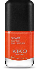 Kiko Milano Smart Fast Dry Pearly Light Geranium 63 Kırmızı Parlak Simli Oje
