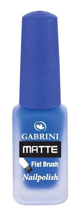 Gabrini Flat Brush M7 Mavi Mat Oje