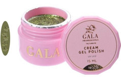 Gala Smart Professional Cream 111 Altın Sarısı Işıltılı Kalıcı Simli Jel Oje