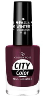 Golden Rose City Color Nail Lacquer 318 Mor Parlak Oje