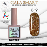 Gala Smart Glitter K19 Kahverengi Işıltılı Kalıcı Simli Oje
