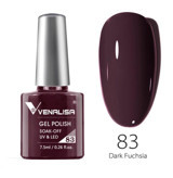 Venalisa Uv Led Dark Fuchsia 83 Mor Parlak Kalıcı Oje