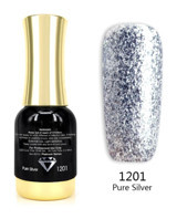 Venalisa Platinum Pure Silver 1201 Gri Işıltılı Kalıcı Simli Oje